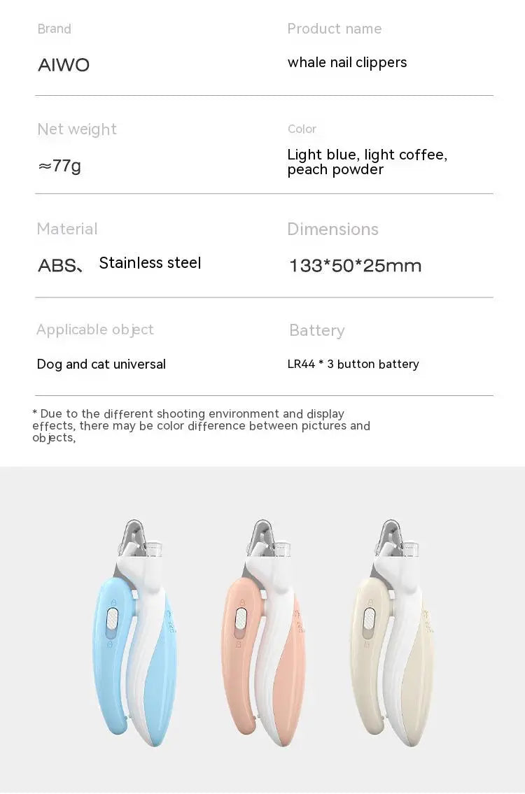 LED Pet Nail Trimmer
