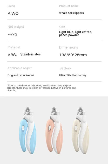 LED Pet Nail Trimmer