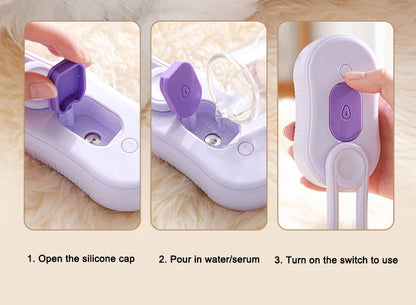 3-in-1 Pet Grooming Brush