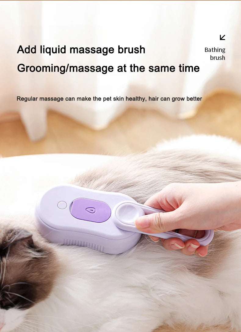 3-in-1 Pet Grooming Brush