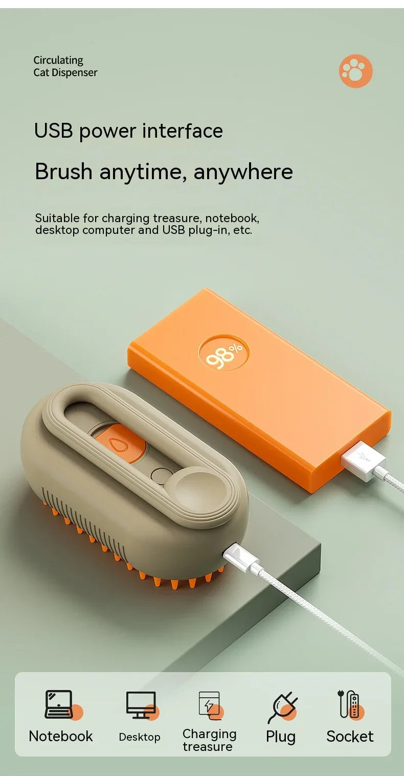 3-in-1 Pet Grooming Brush