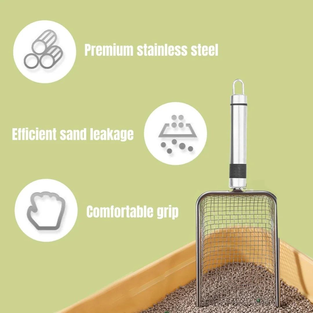 Heavy-Duty Cat Litter Scoop